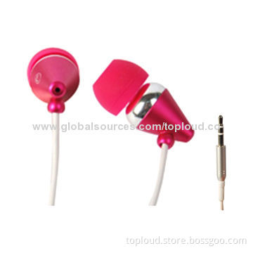 In-ear metal earphone with mic, new design